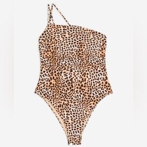 NWT Leopard High Leg Swimsuit